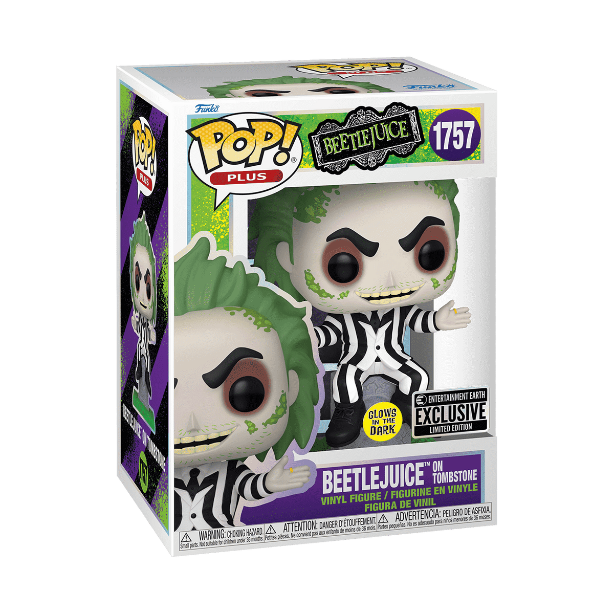 Pop! Plus Beetlejuice on Tombstone (Glow) image 1 (CWIMG|1e012f35497a43fe8455ef36e3d92a4d|1|9403ac22)